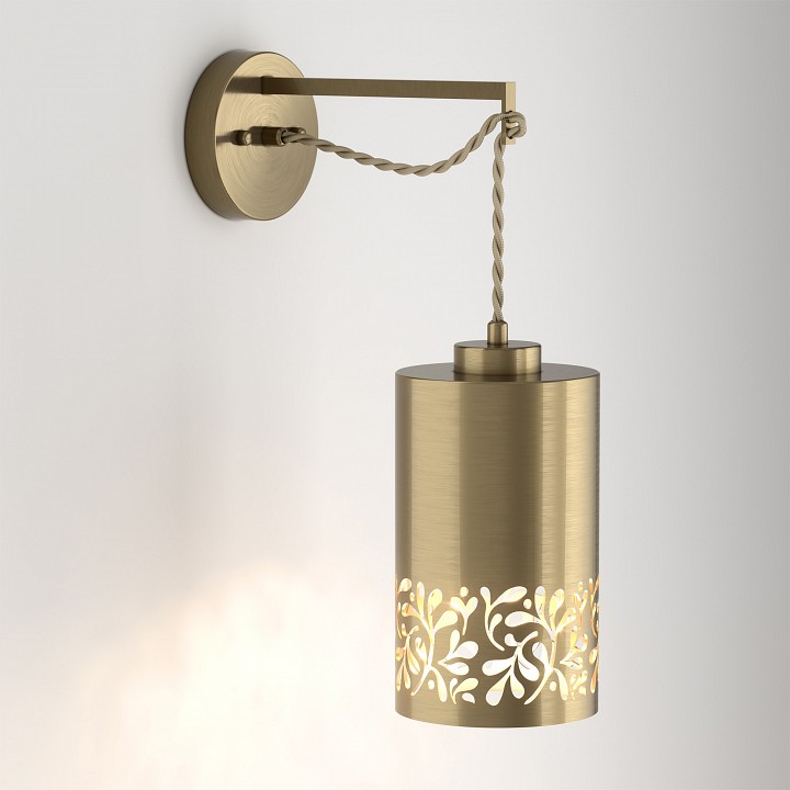 Бра eurosvet tracery 50071/1в античная бронза