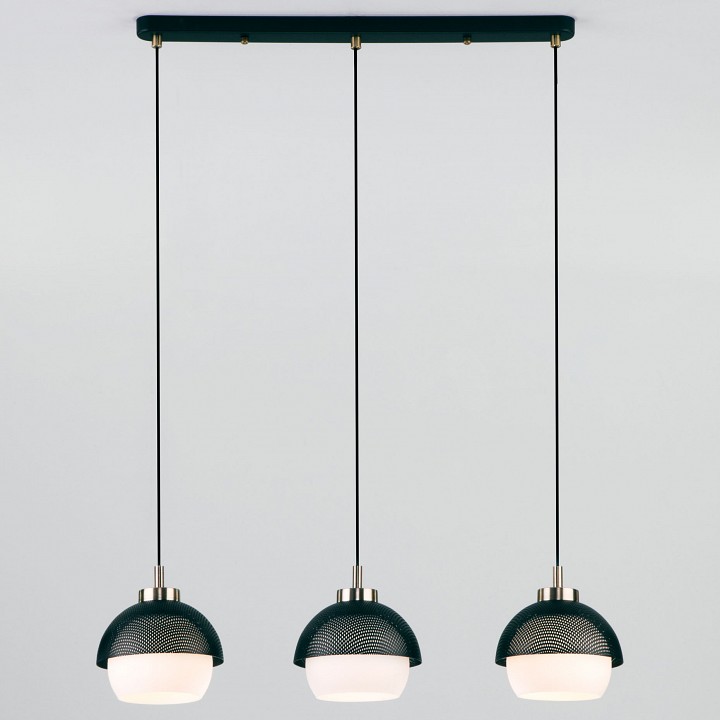 Подвесной светильник eurosvet nocciola 50106/3 античная бронза/черный