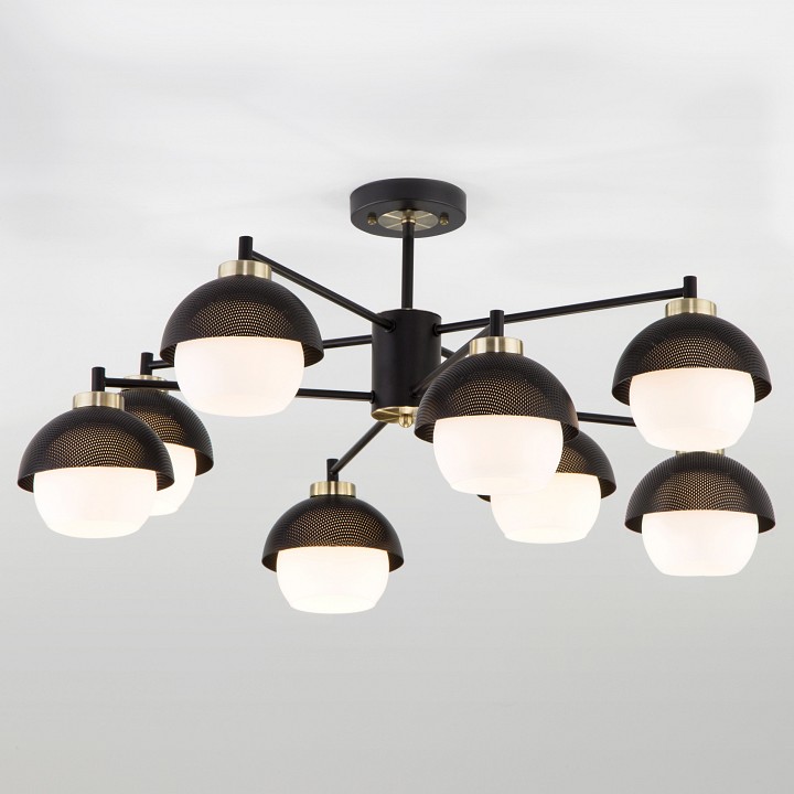 Люстра на штанге eurosvet nocciola 70106/8 черный