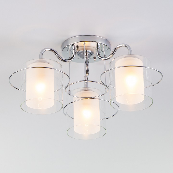 Потолочная люстра eurosvet darcy 30160/3 хром