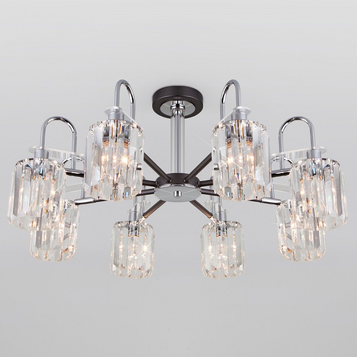 Люстра на штанге eurosvet tenia 70090/8 графит