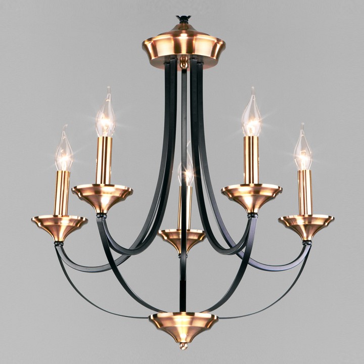 Подвесная люстра eurosvet lazzaro 60098/5 черный