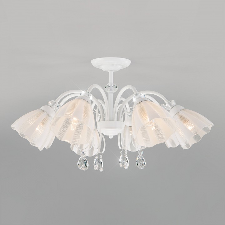 Люстра на штанге eurosvet floranse 30155/8 белый