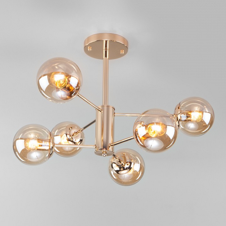 Люстра на штанге eurosvet ascot 30166/6 золото