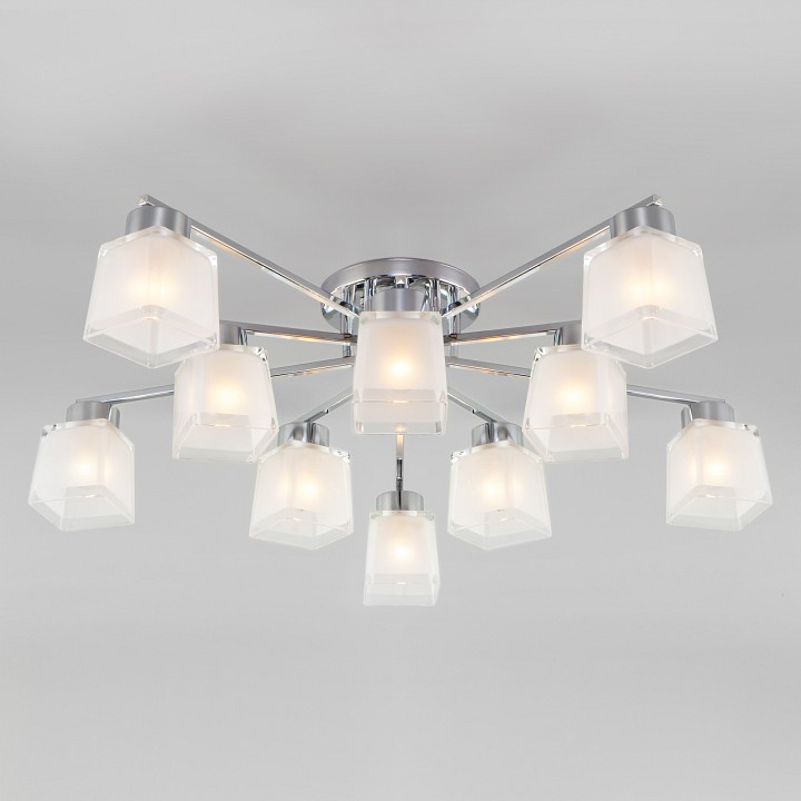 Потолочная люстра eurosvet delfi 30162 хром