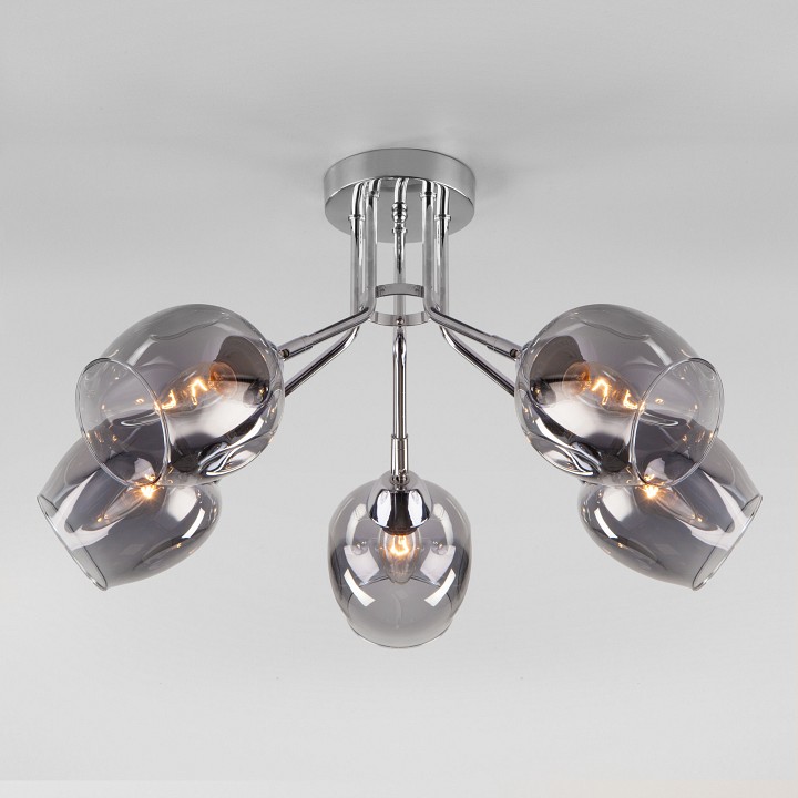 Потолочная люстра eurosvet marci 30164/5 хром