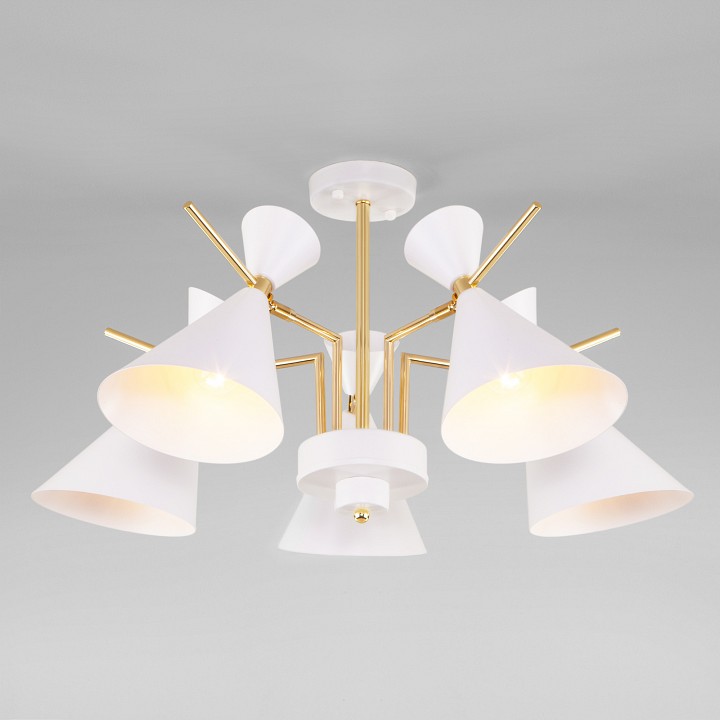 Потолочная люстра eurosvet apart 70114/5 белый