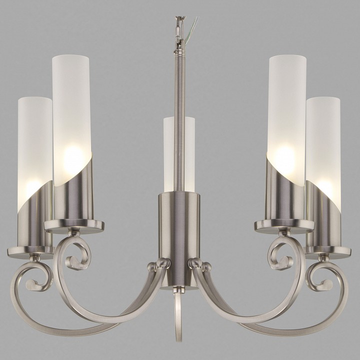 Подвесная люстра eurosvet banci 60117/5 никель