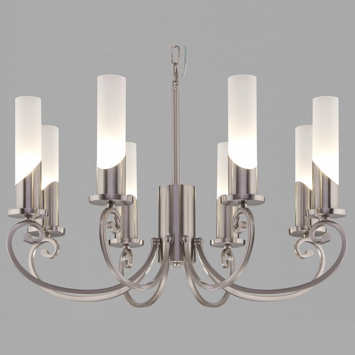 Подвесная люстра eurosvet banci 60117/8 никель