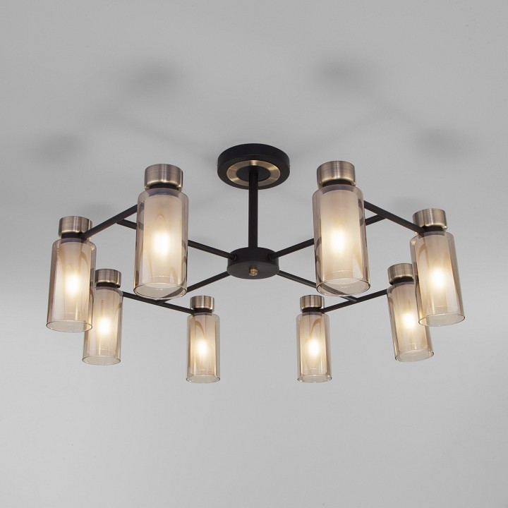 Потолочная люстра eurosvet amado 70115/8 черный