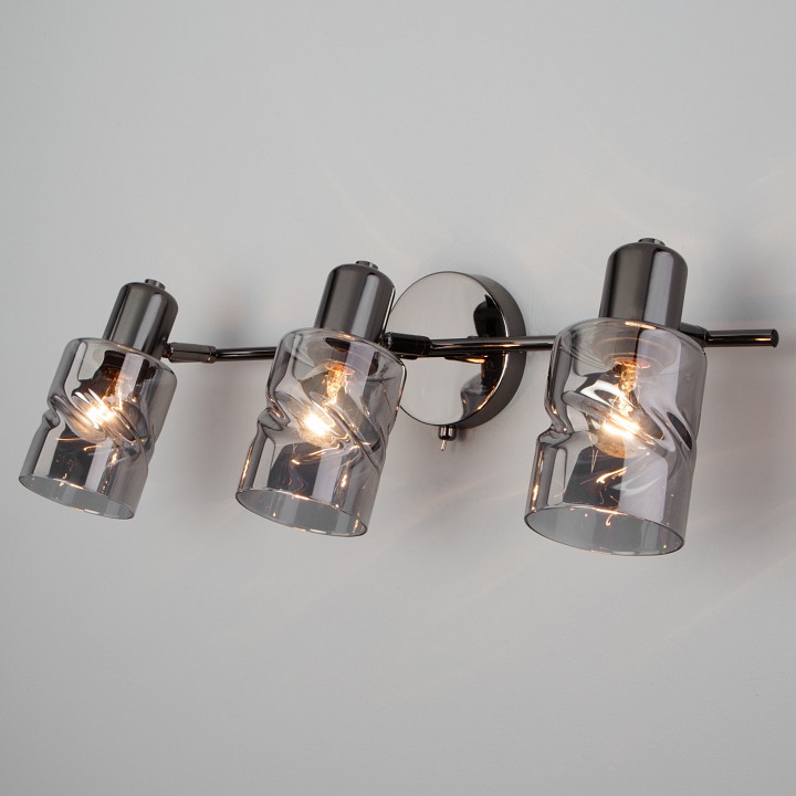 Бра eurosvet ansa 20120/3 чёрный жемчуг