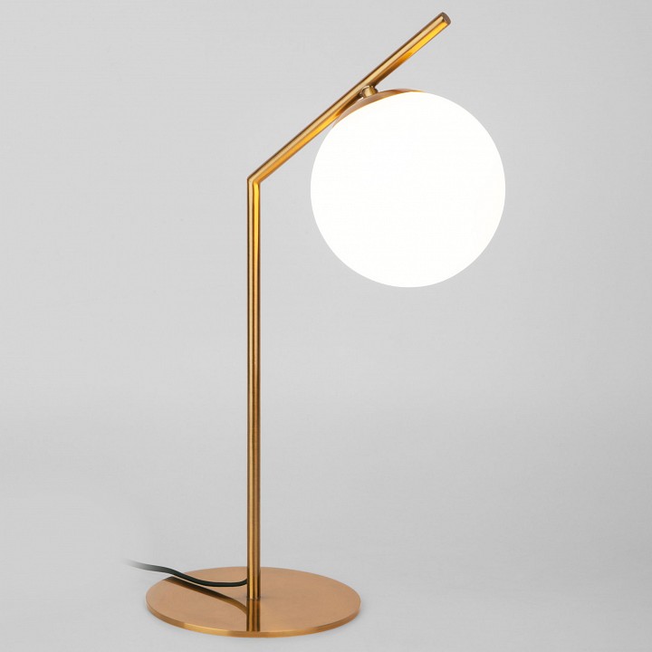 Настольная лампа декоративная eurosvet frost 01082/1 латунь