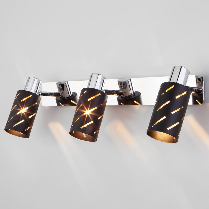 Бра eurosvet fente 20090/3 черный/хром