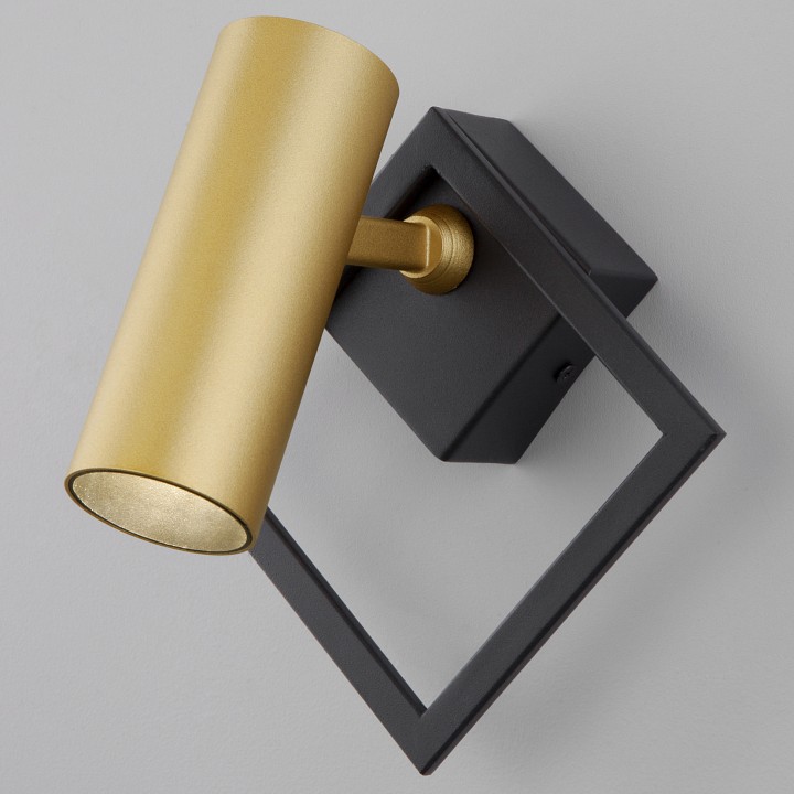 Бра eurosvet turro 20091/1 led черный/ золото