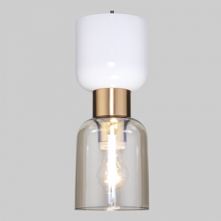 Подвесной светильник eurosvet tandem 50118/1 латунь