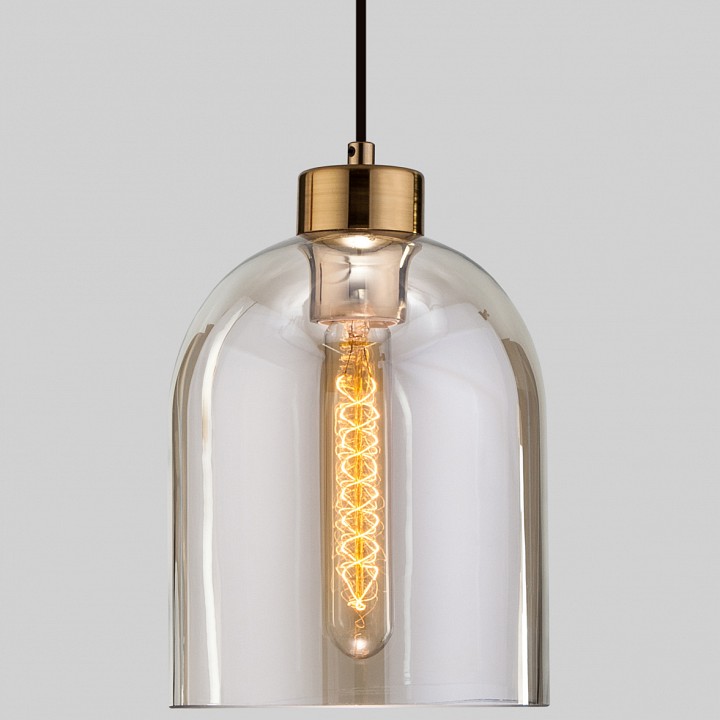 Подвесной светильник eurosvet tandem 50119/1 латунь