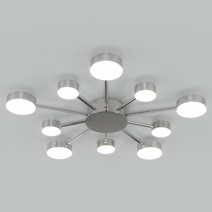 Потолочная люстра eurosvet nitrino 90242/10 хром