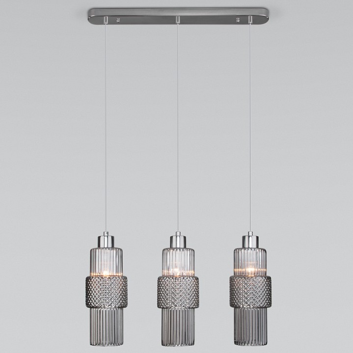 Подвесной светильник eurosvet soho 50209/3 хром