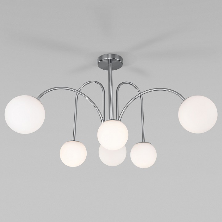 Люстра на штанге eurosvet alix 30177/6 хром