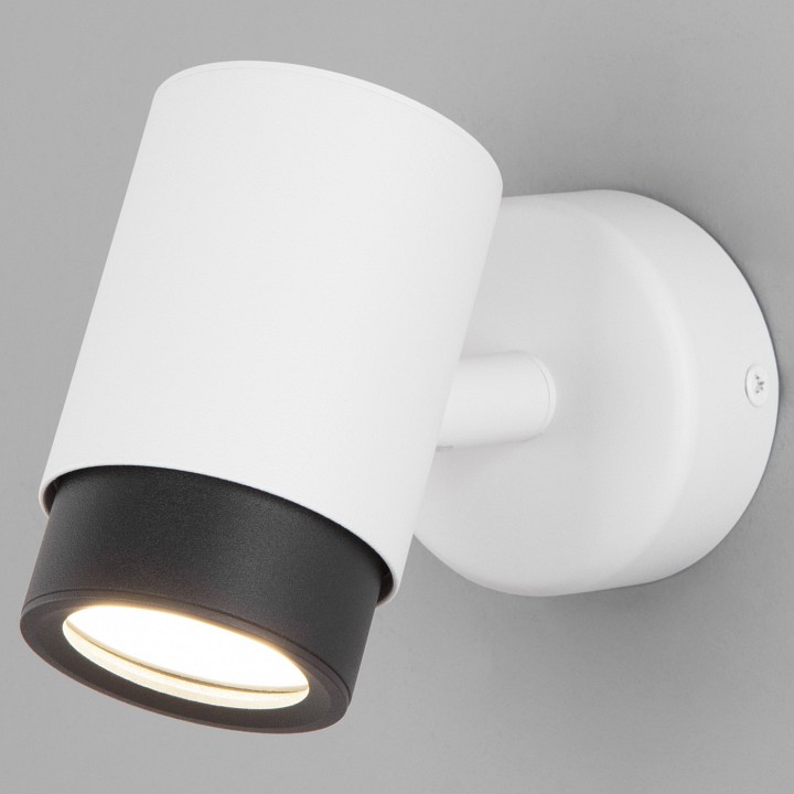 Бра eurosvet morgan 20124/1 белый/ черный