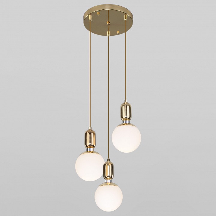 Подвесной светильник eurosvet bubble 50151/3 золото