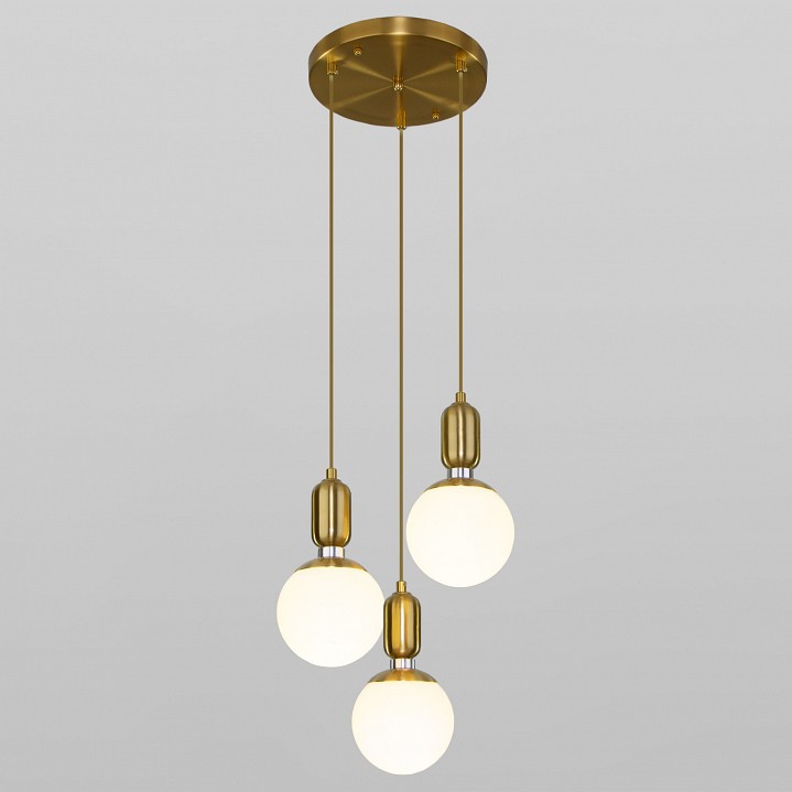Подвесной светильник eurosvet bubble 50151/3 латунь