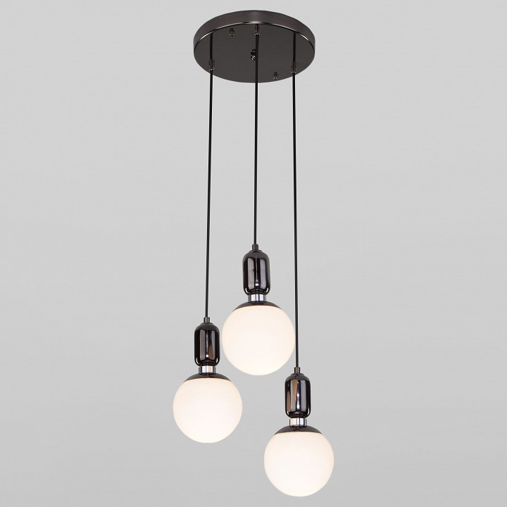 Подвесной светильник eurosvet bubble 50151/3 черный жемчуг