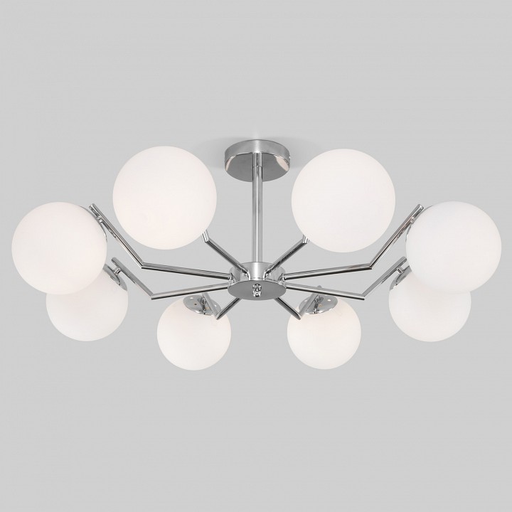 Люстра на штанге eurosvet frost 70154/8 хром