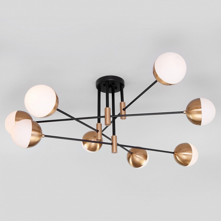 Потолочная люстра eurosvet nuvola 70129/8 латунь