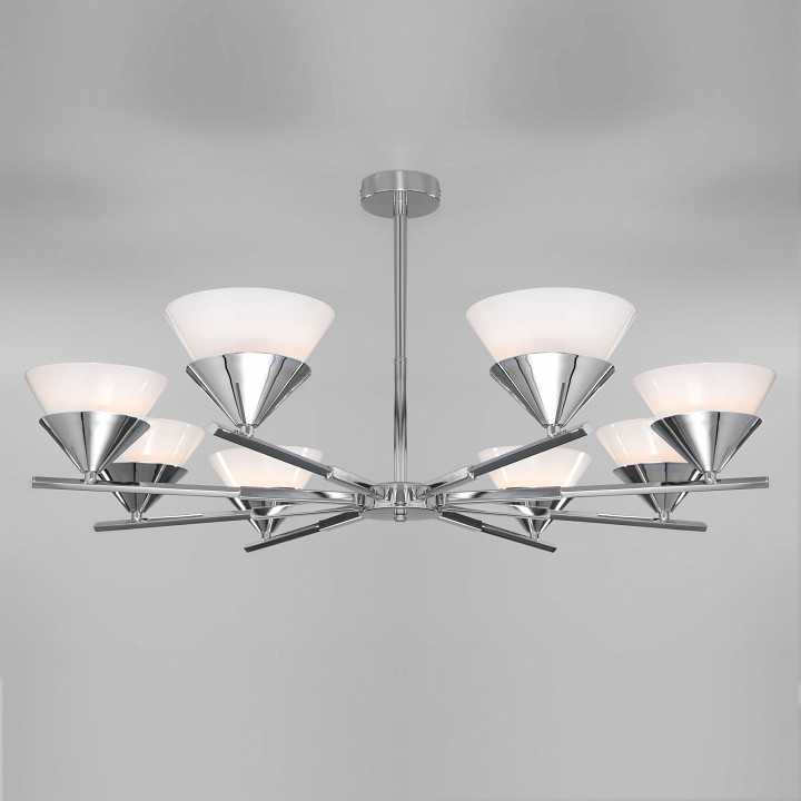 Люстра на штанге eurosvet rylee 70138/8 хром