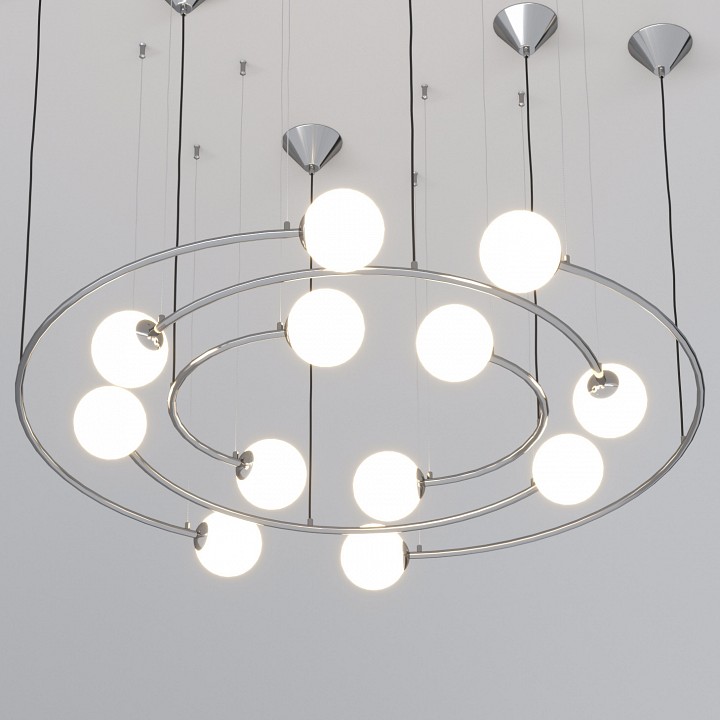 Подвесная люстра bogate's brook 360/12 хром