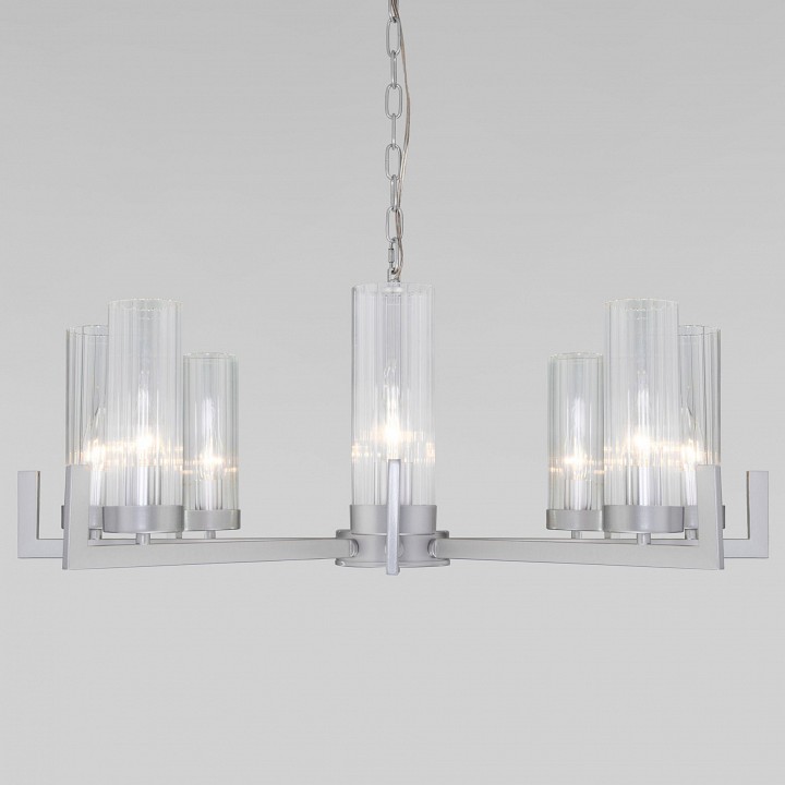 Подвесная люстра eurosvet arganie 60133/8 серебро