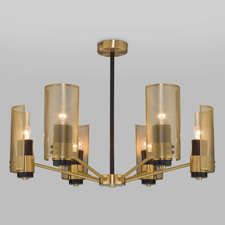 Люстра на штанге eurosvet grino 70139/6 латунь