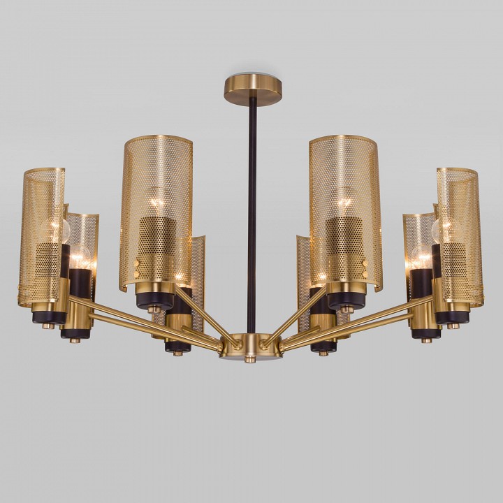 Люстра на штанге eurosvet grino 70139/8 латунь