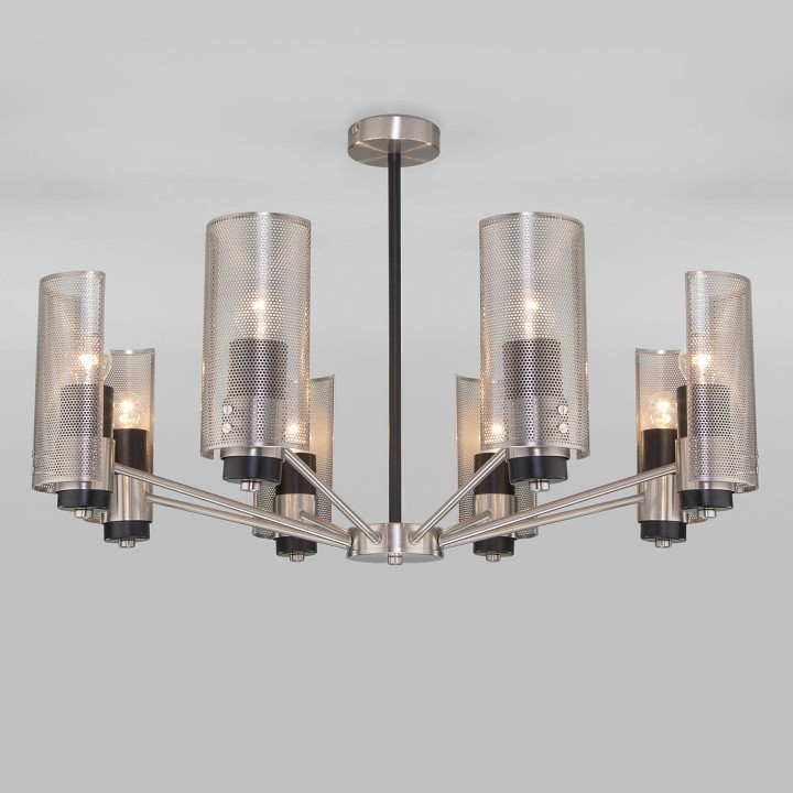 Люстра на штанге eurosvet grino 70139/8 никель