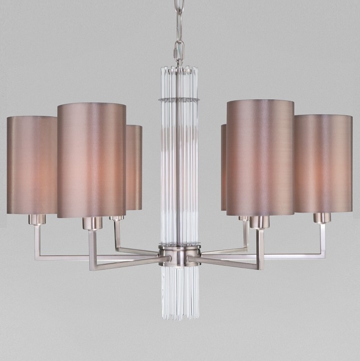 Подвесная люстра eurosvet soffio 60134/6 никель