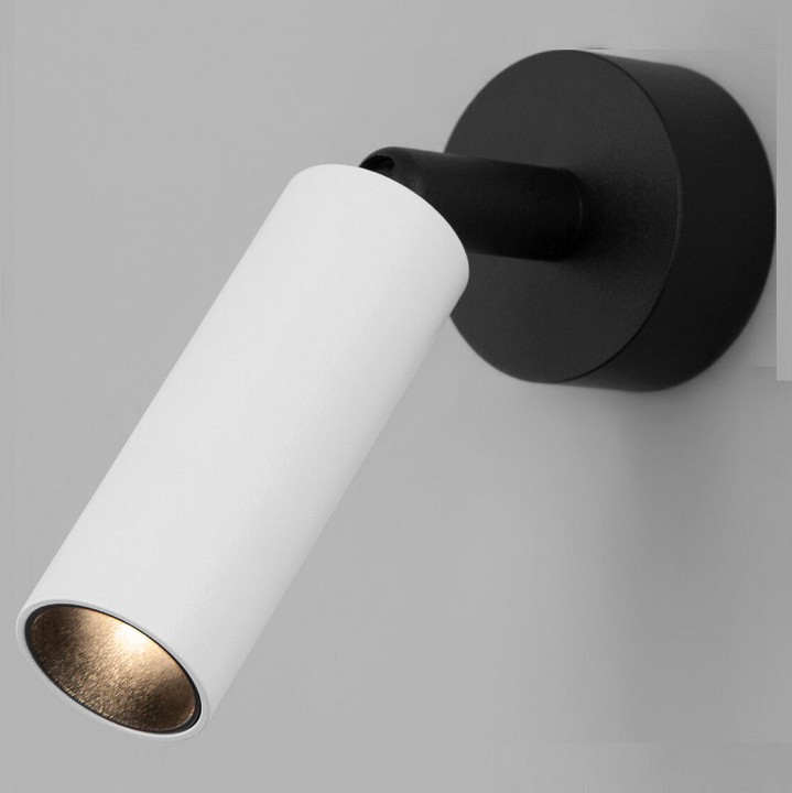 Спот eurosvet pin 20133/1 led белый/черный