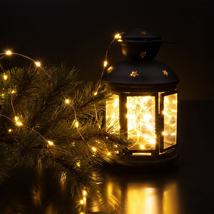 Гирлянда супернить eurosvet 400-009 400-009 теплый белый 10 м ip20