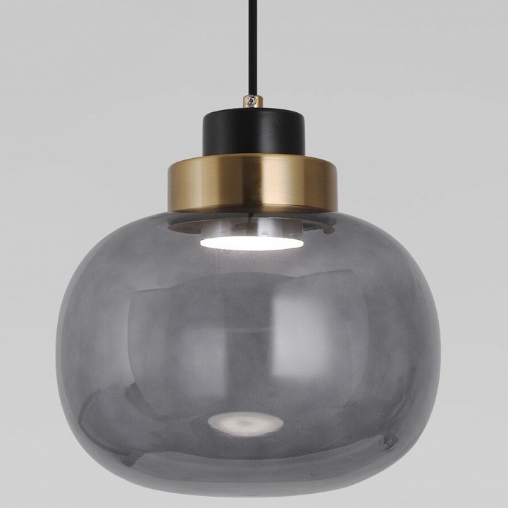 Подвесной светильник eurosvet jeffry 50241/1 led дымчатый