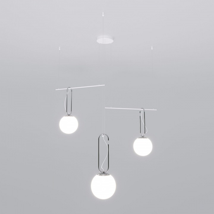 Подвесная люстра eurosvet riche 70143/3 белый