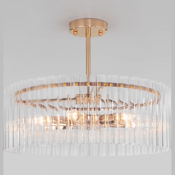 Люстра на штанге bogate's flamel 373/6 smart золото