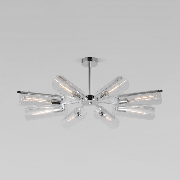 Люстра на штанге eurosvet trompeta 70144/8 хром