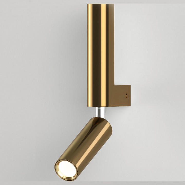 Бра с подсветкой eurosvet pitch 40020/1 led латунь