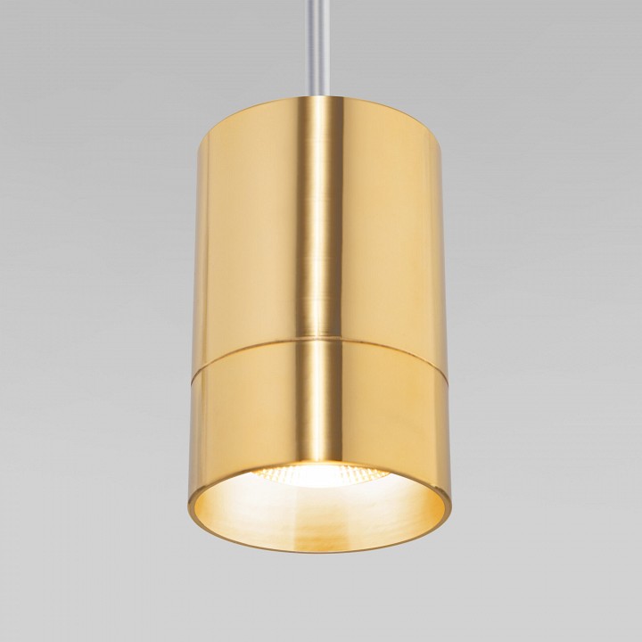 Подвесной светильник eurosvet piccolo 50248/1 led золото