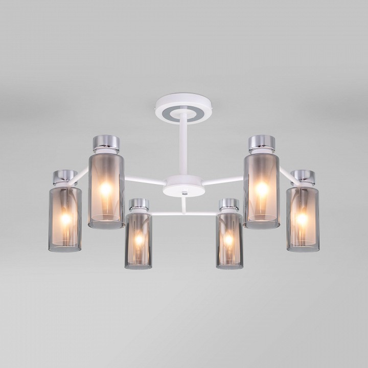 Люстра на штанге eurosvet amado 70115/6 белый