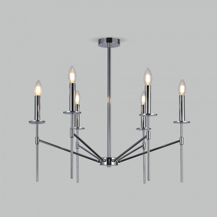 Люстра на штанге eurosvet anders 60142/6 хром