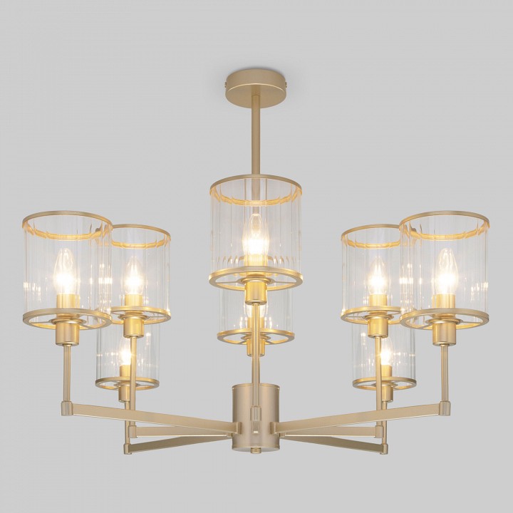 Люстра на штанге eurosvet inari 60144/8 золото