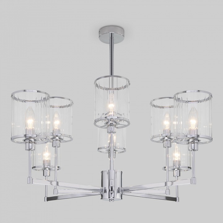 Люстра на штанге eurosvet inari 60144/8 хром