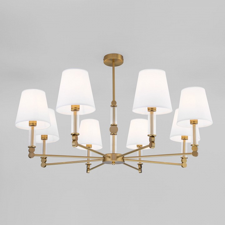 Люстра на штанге eurosvet conso 60145/8 латунь