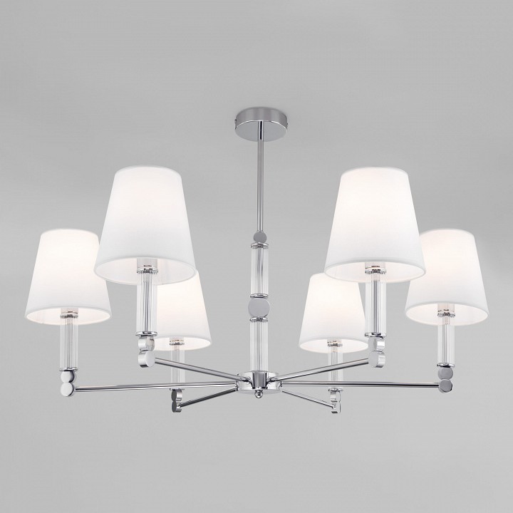 Люстра на штанге eurosvet conso 60145/6 хром
